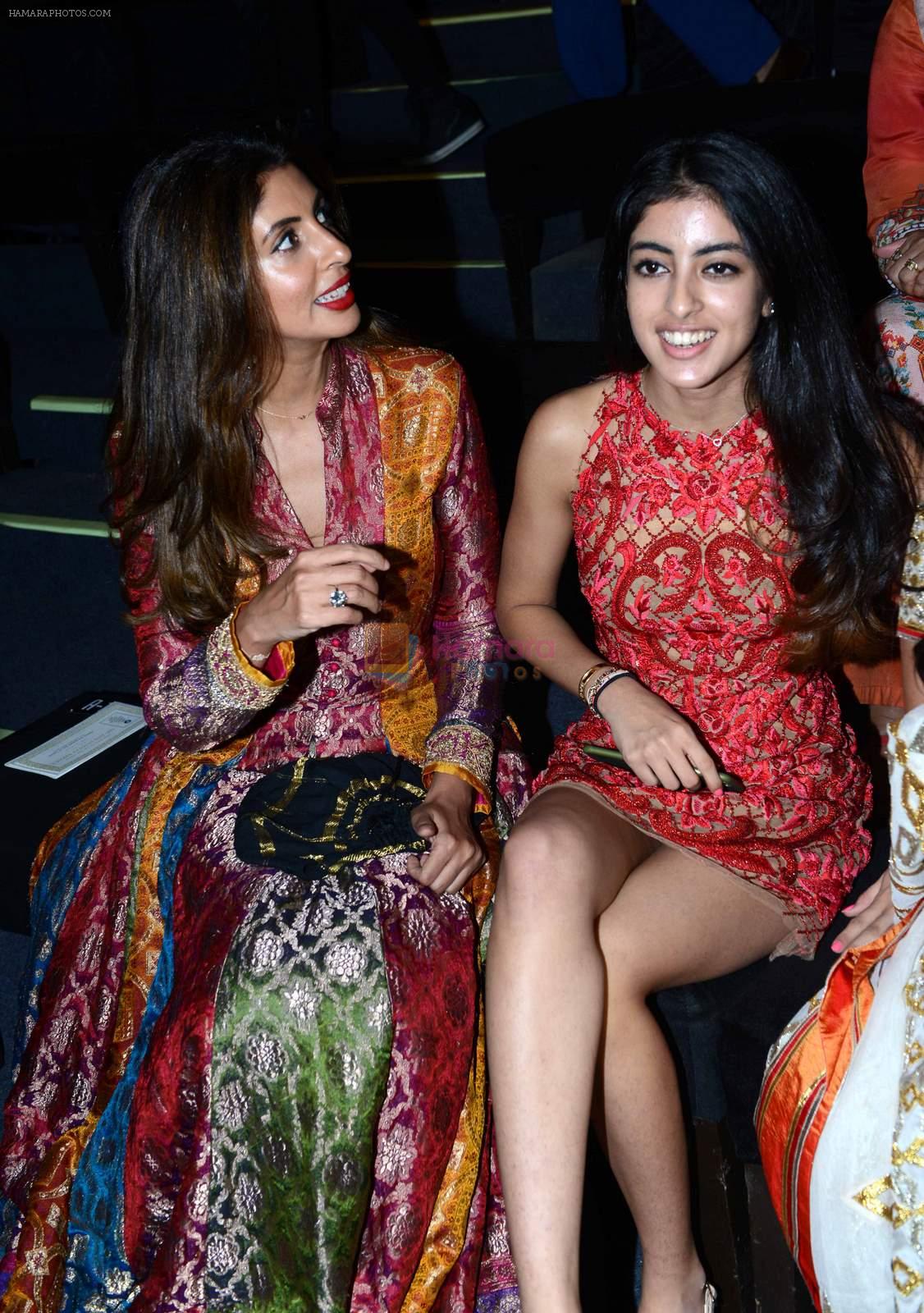 Shweta nanda at Abu Jani Sandeep Khosla unveiled their latest collection- VARANASI at the opening of BMW India Bridal Fashion Week on 7th Aug 2015