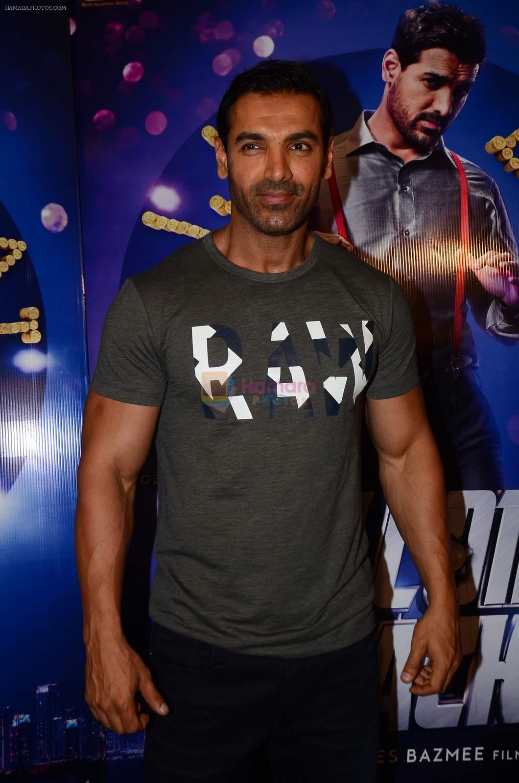 John Abraham promote Welcome Back on 7th Aug 2015