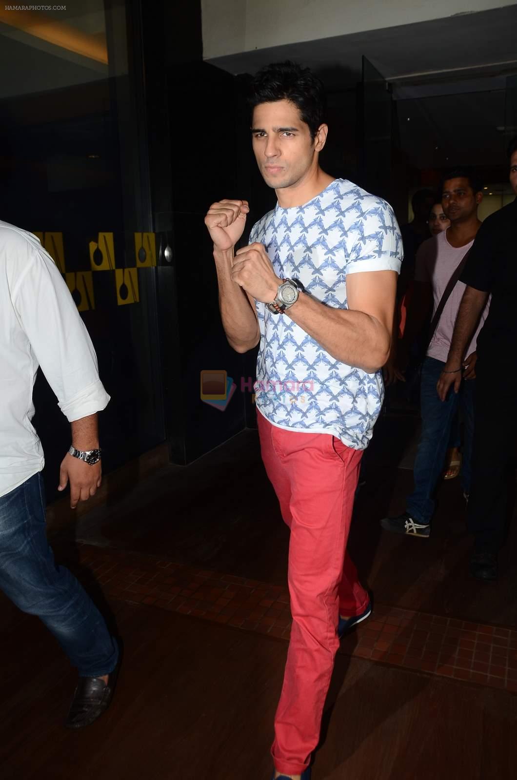 Sidharth Malhotra at Brothers promotion on 7th Aug 2015