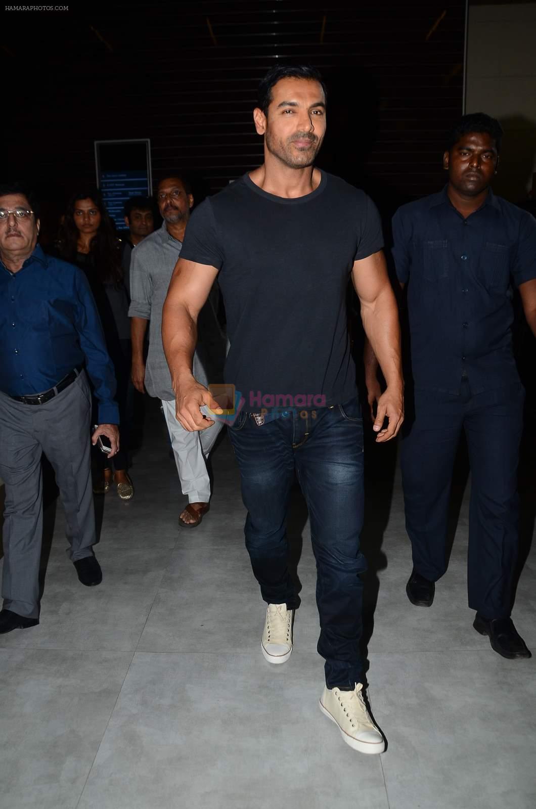 John Abraham at Welcome Back title song launch in Mumbai on 8th Aug 2015