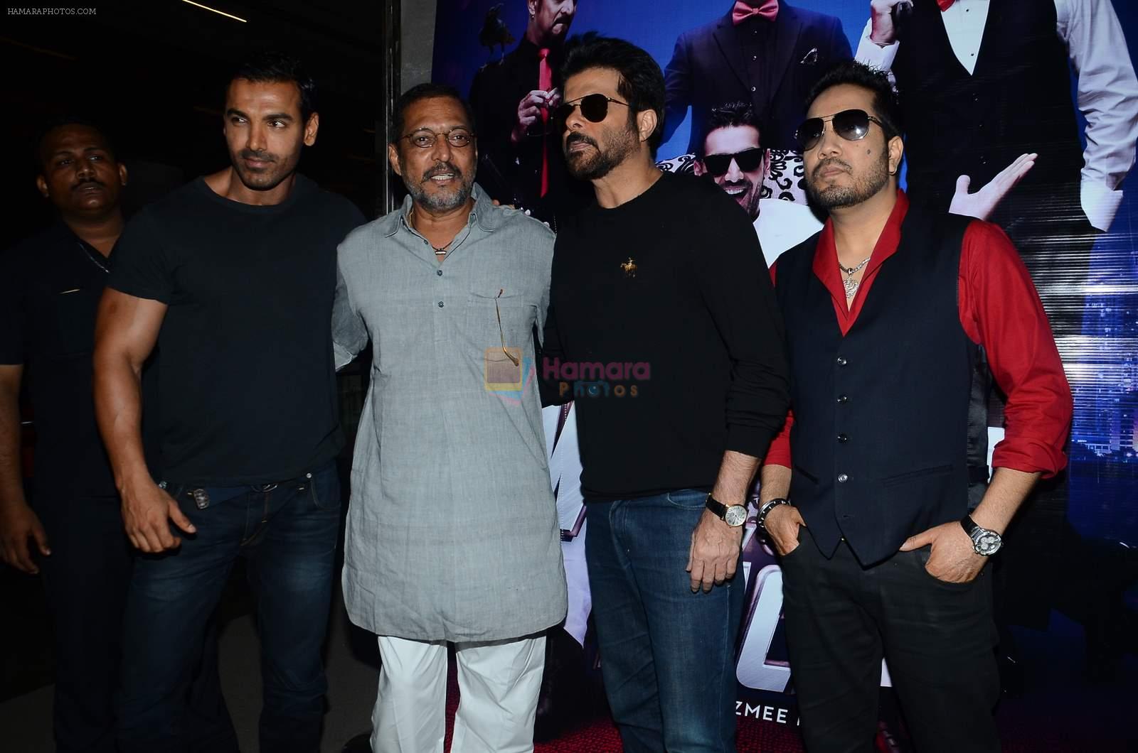 Anil Kapoor, John Abraham, Nana Patekar, Mika Singh at Welcome Back title song launch in Mumbai on 8th Aug 2015