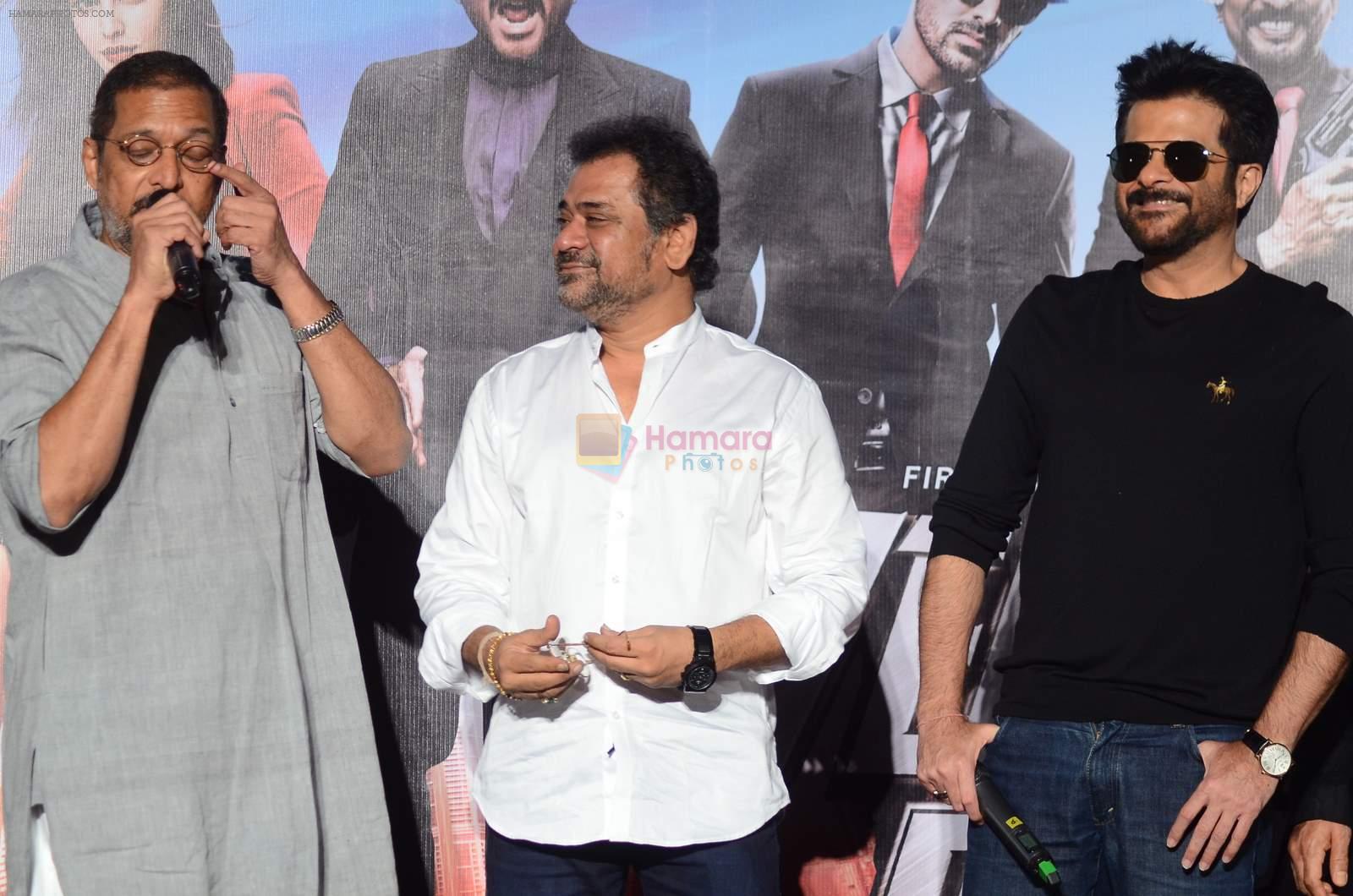 Anil Kapoor,Anees Bazmee, Nana Patekar at Welcome Back title song launch in Mumbai on 8th Aug 2015