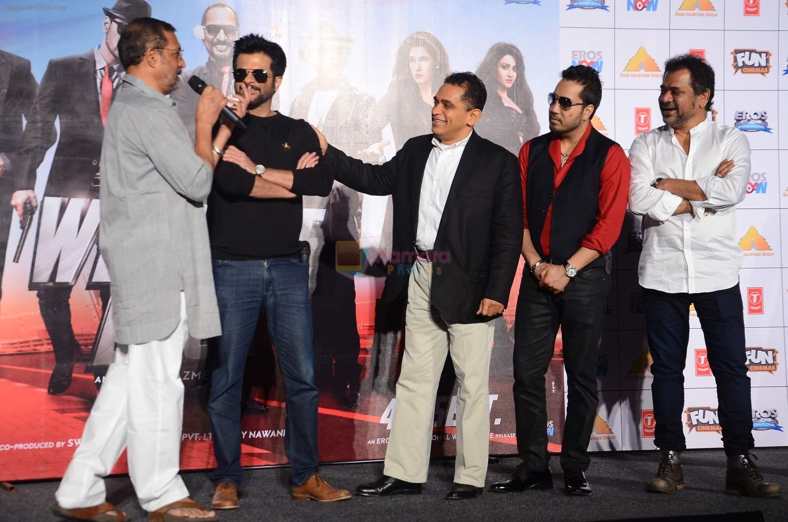 Anil Kapoor, John Abraham, Nana Patekar, Anees Bazmee, Firoz Nadiadwala, Mika Singh at Welcome Back title song launch in Mumbai on 8th Aug 2015