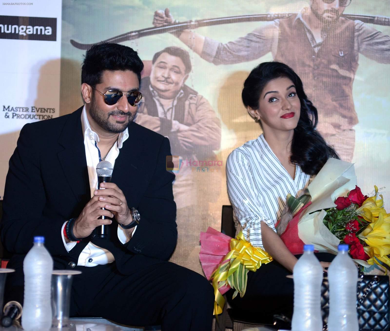 Asin Thottumkal, Abhishek Bachchan at All is well press meet in Gurgaon on 10th Aug 2015