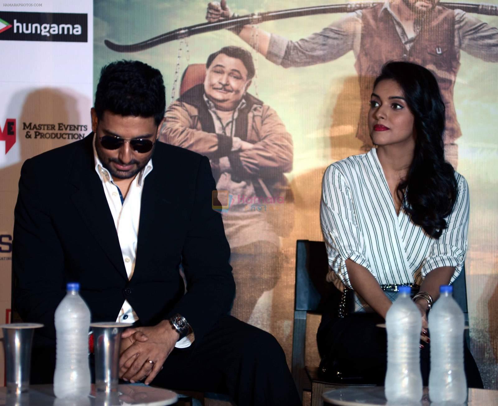 Asin Thottumkal, Abhishek Bachchan at All is well press meet in Gurgaon on 10th Aug 2015