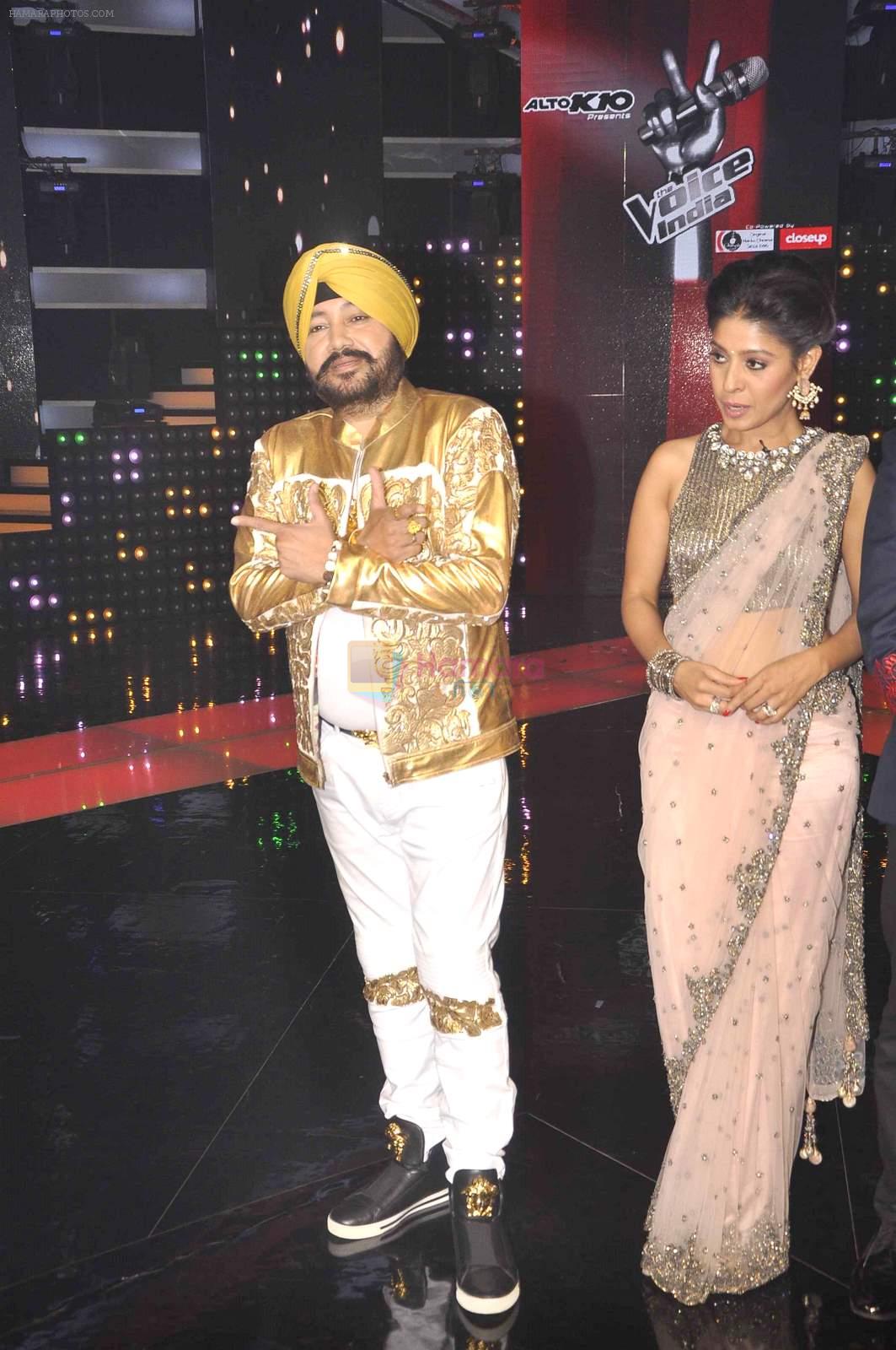 Daler Mehndi at Voice of India - Independence day special shoot in R K Studios on 10th Aug 2015