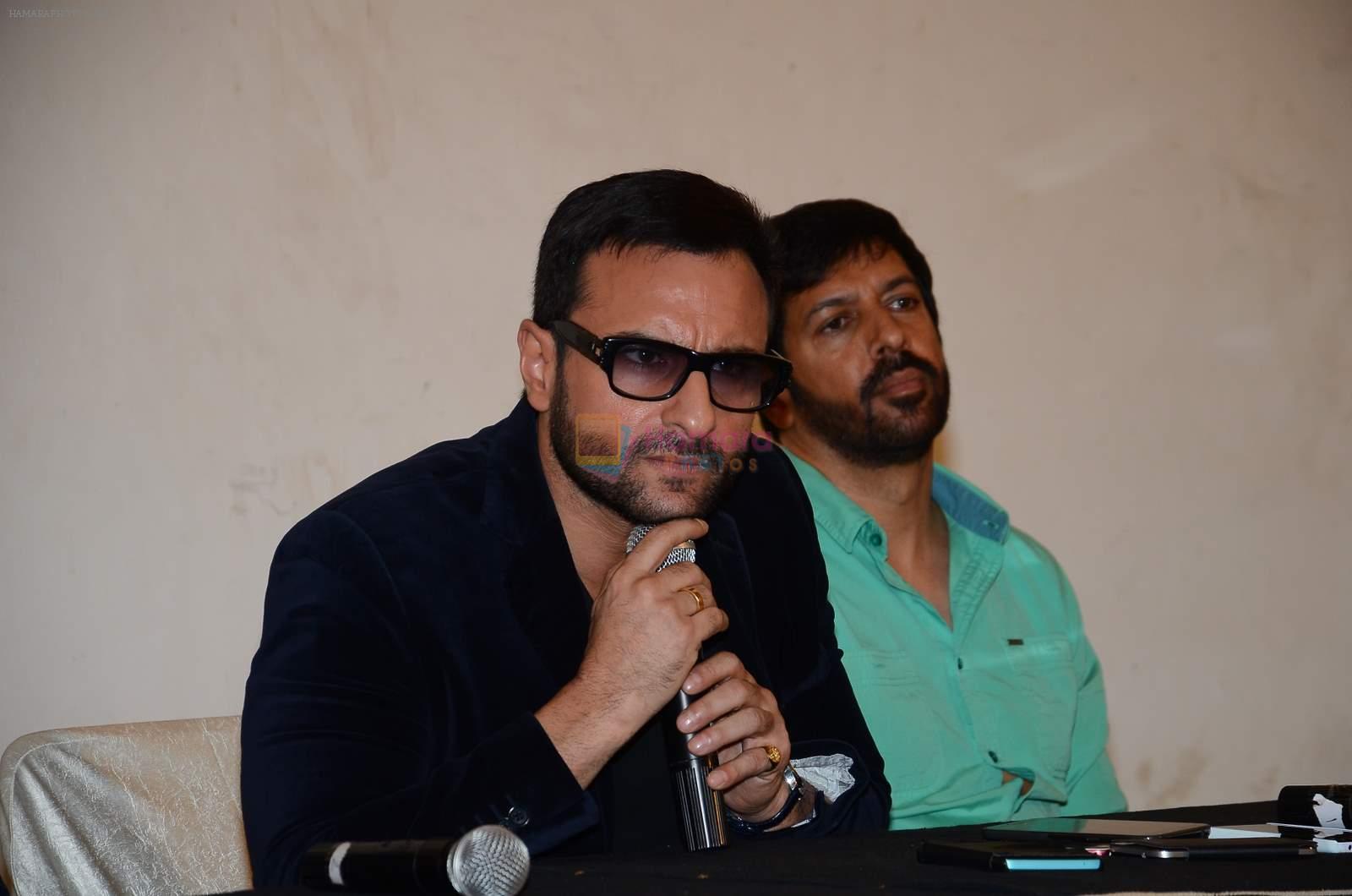 Saif Ali Khan, Kabir Khan at Phantom Press Conference in Mehboob studios on 11th Aug 2015