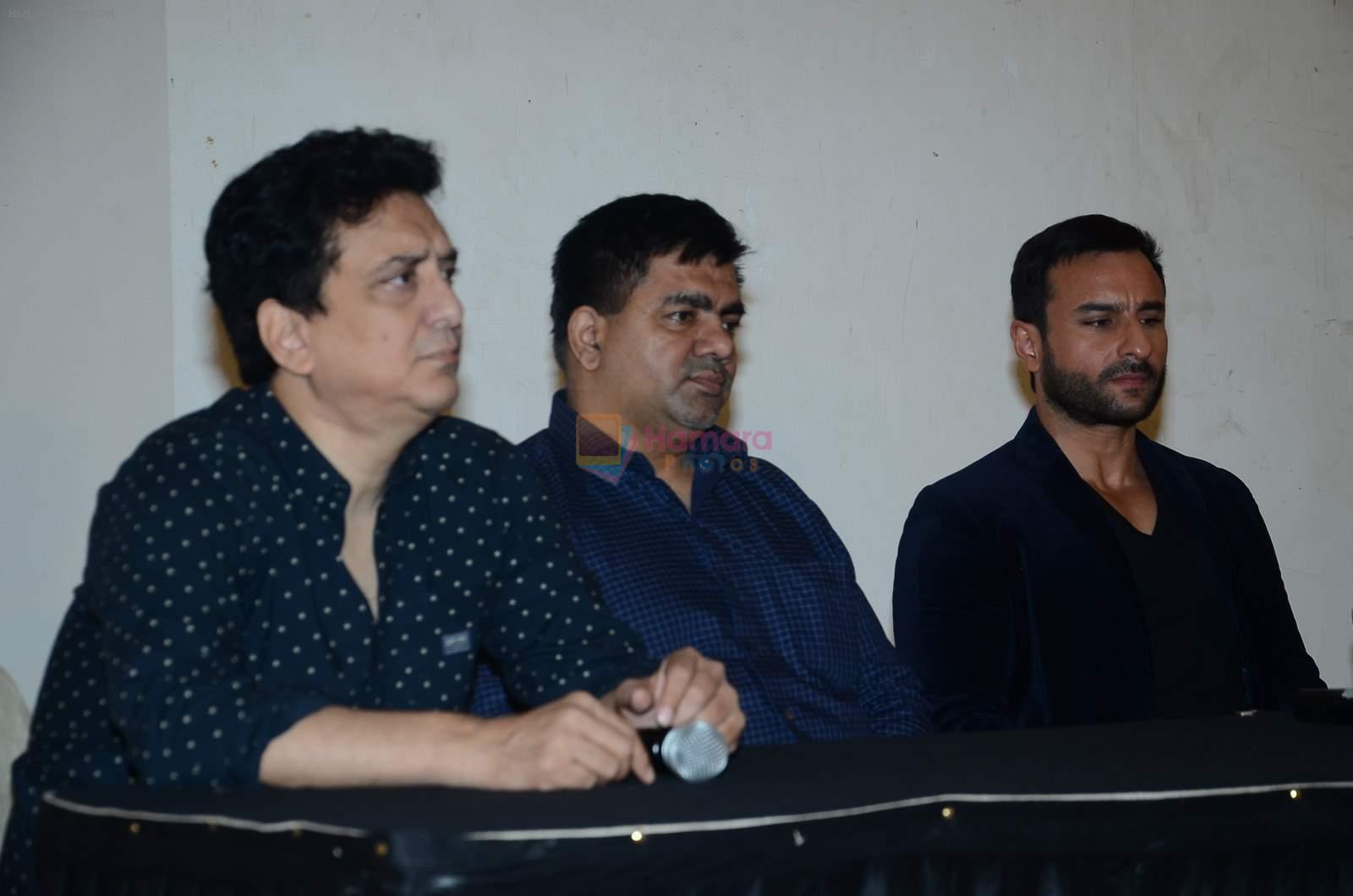 Saif Ali Khan, Sajid Nadiadwala at Phantom Press Conference in Mehboob studios on 11th Aug 2015