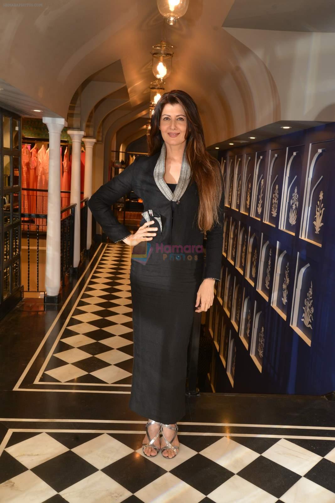 Sangeeta Bijlani at Anita Dongre's Grass Root store launch in Khar on 12th Aug 2015