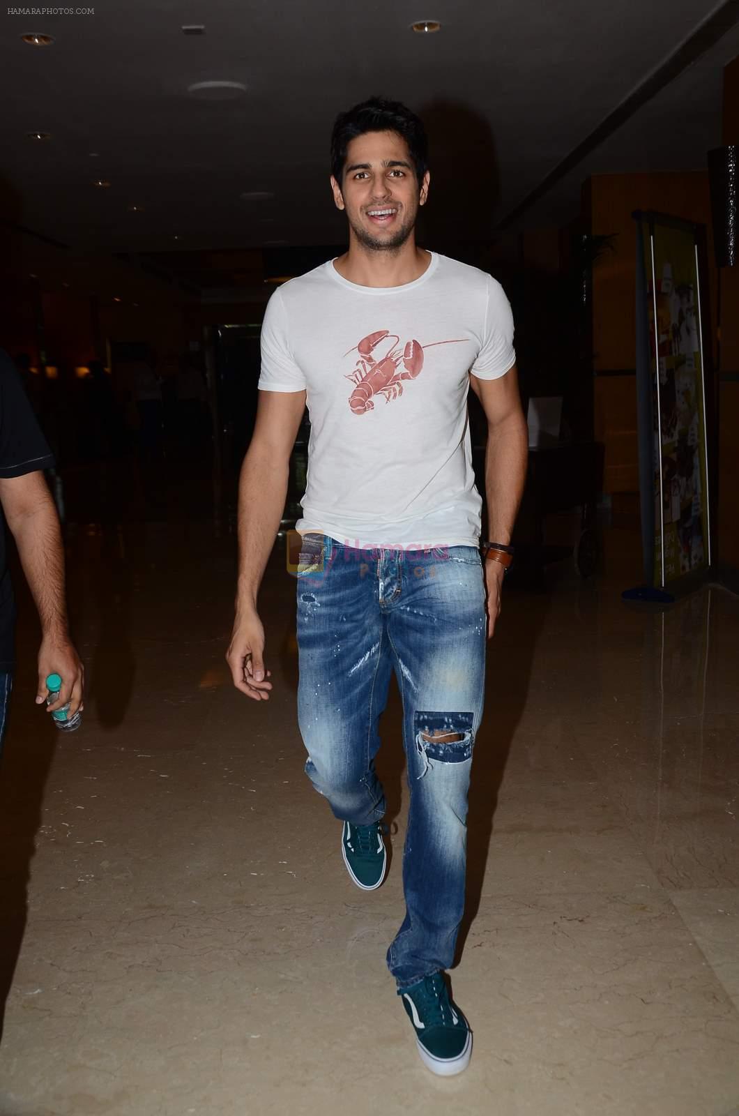 Sidharth Malhotra at the interview for the film brothers in Novotel on 12th Aug 2015