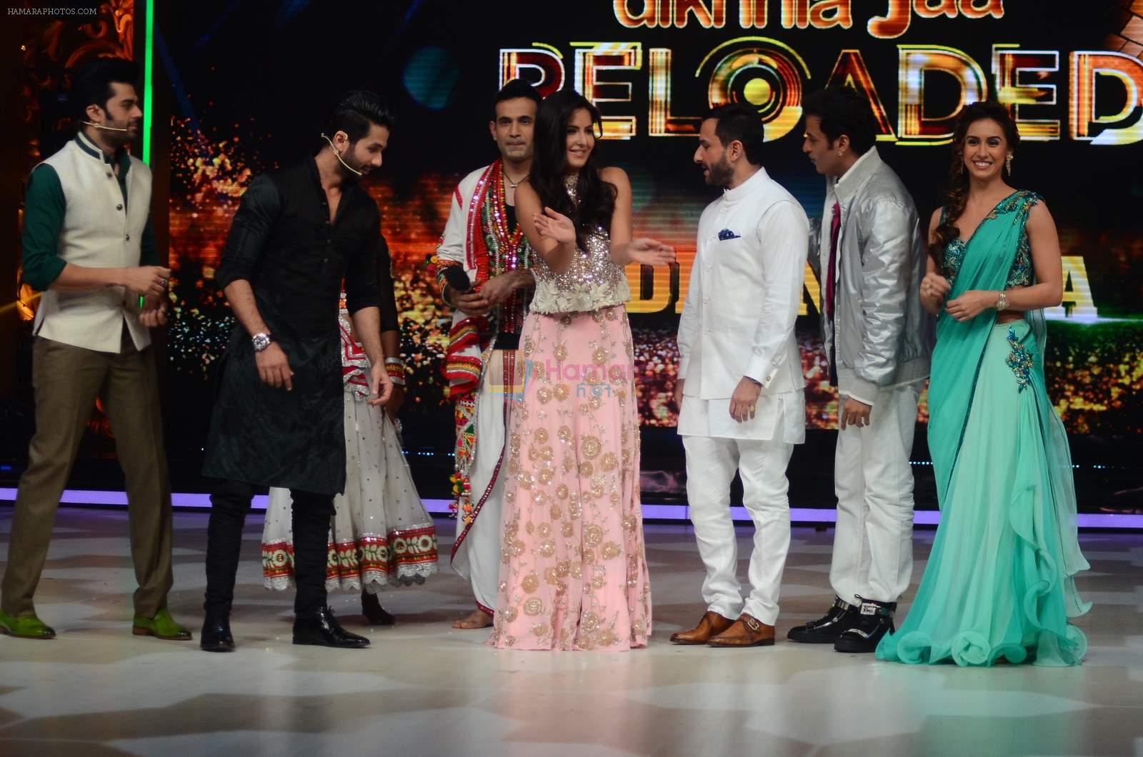 Saif Ali Khan, Katrina Kaif, Shahid Kapoor, Ganesh Hegde, Lauren gottlieb at Jhalak Dikhlaajaa in Filmistan on 12th Aug 2015