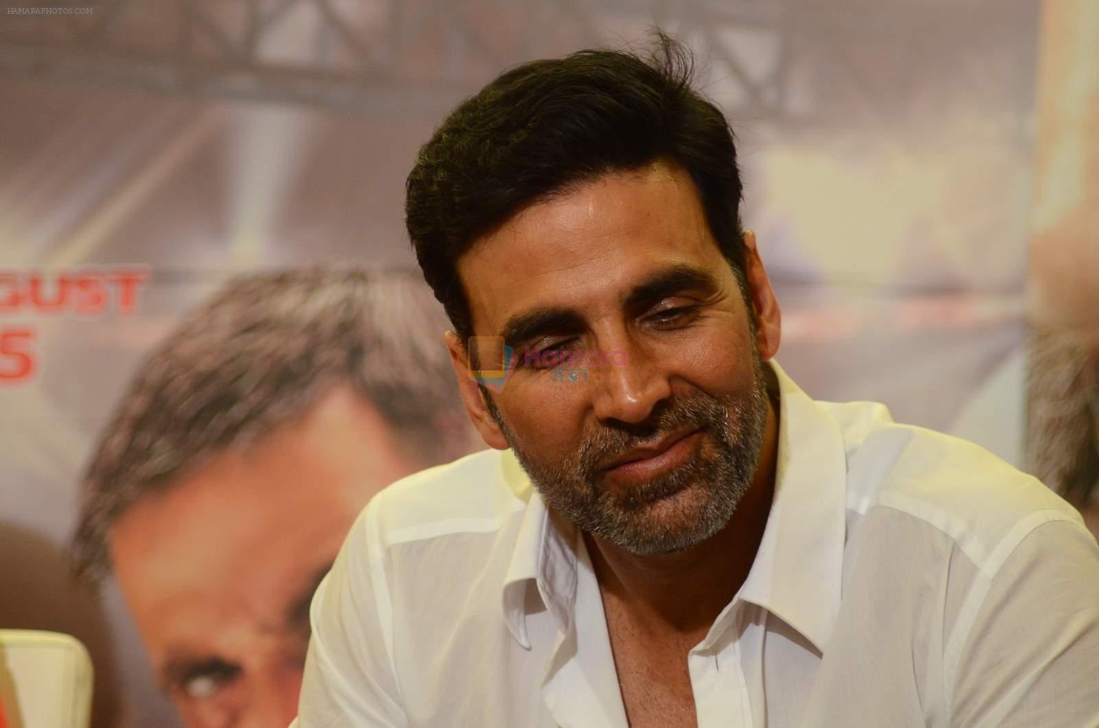 Akshay Kumar at the interview for the film brothers in Novotel on 12th Aug 2015