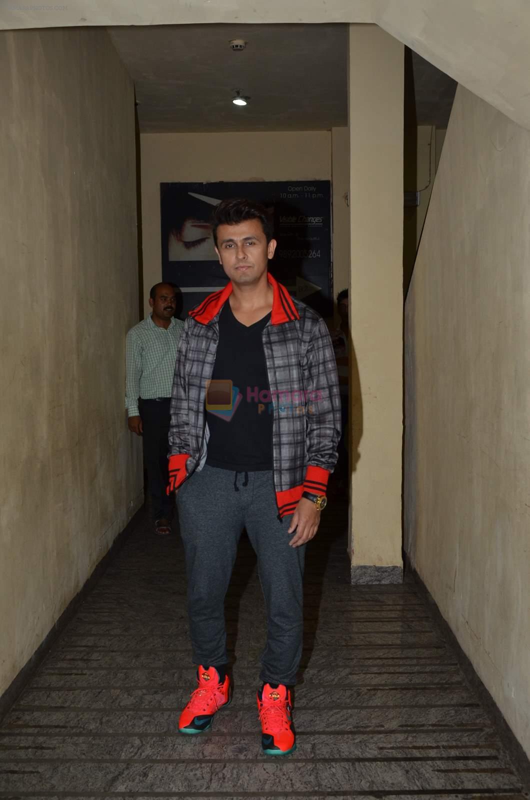 Sonu Nigam  snapped in PVR on 13th Aug 2015