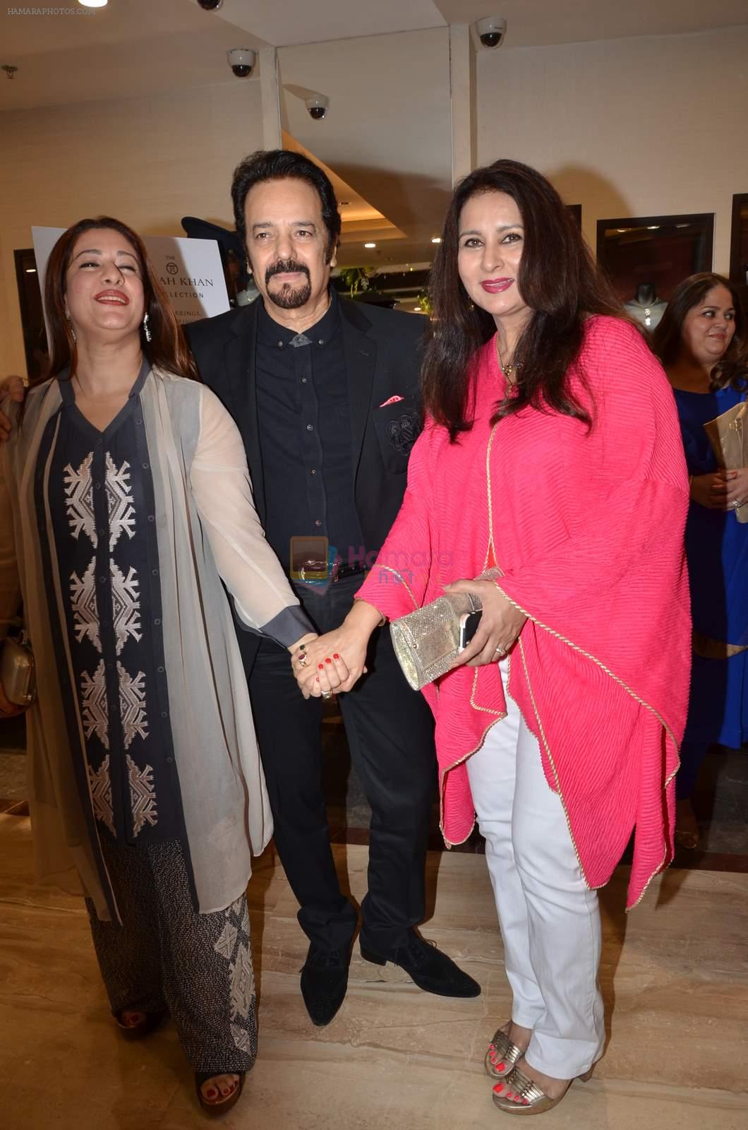 Poonam Dhillon at Farah Khan Ali's new collection launch with Tanishq in Andheri, Mumbai on 13th Aug 2015