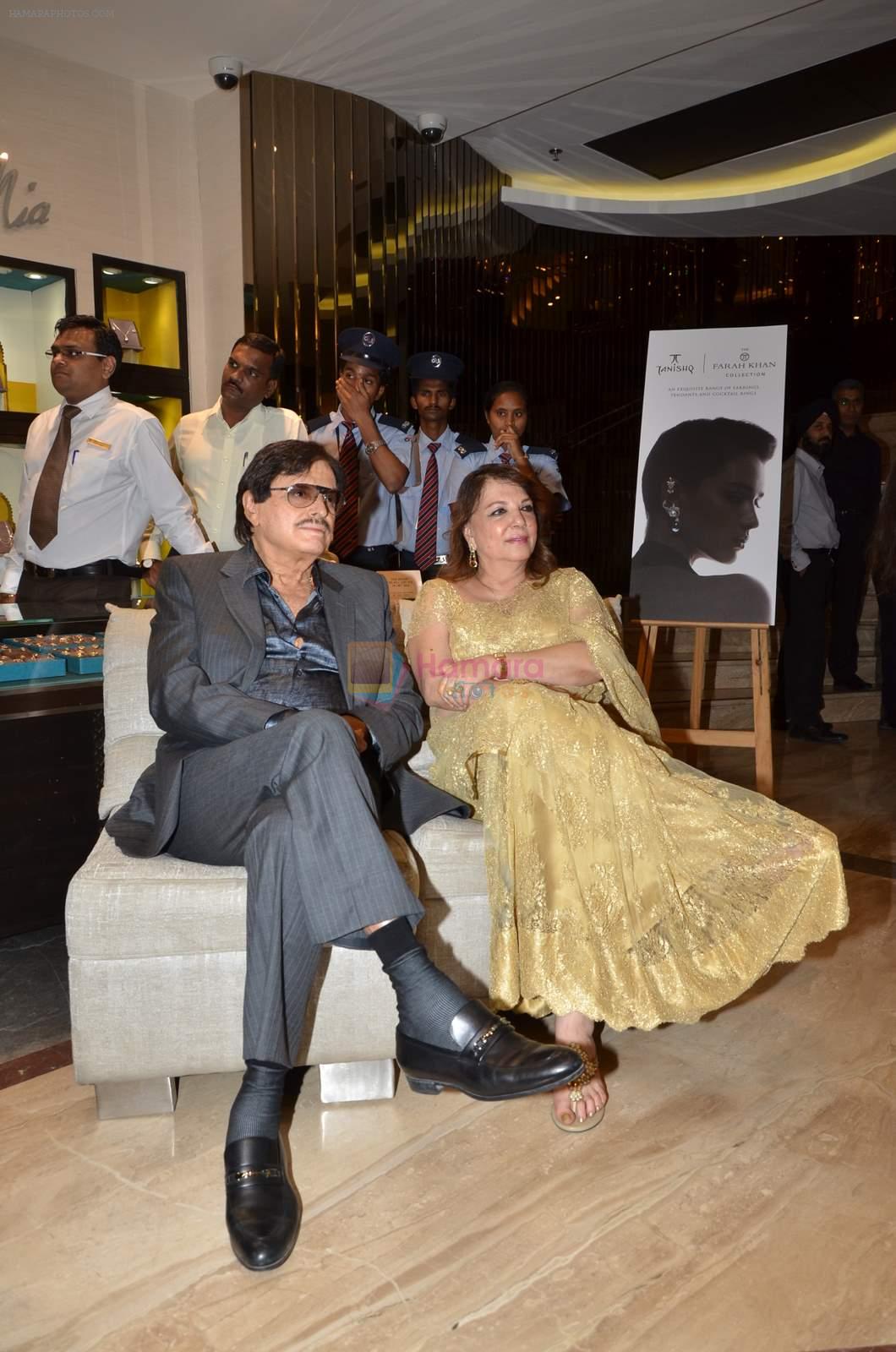 Sanjay Khan, Zarine Khan at Farah Khan Ali's new collection launch with Tanishq in Andheri, Mumbai on 13th Aug 2015