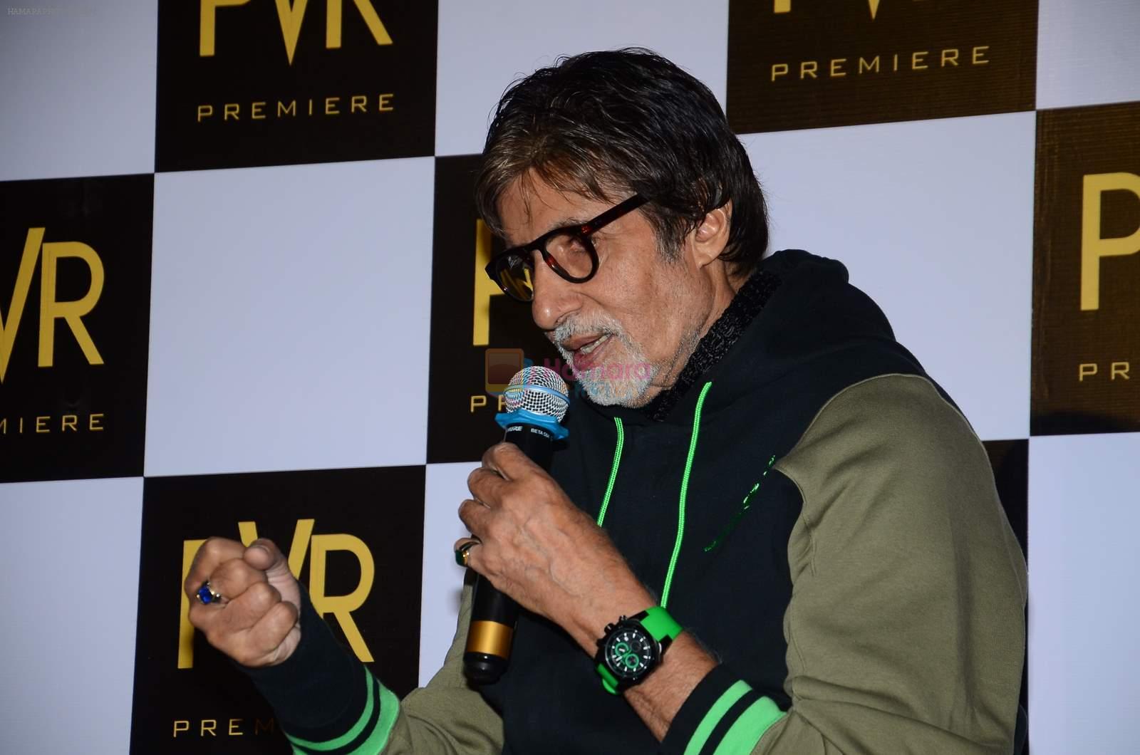 Amitabh Bachchan at Sholay 40 years celebrations press meet in PVR, Juhu on 14th Aug 2015