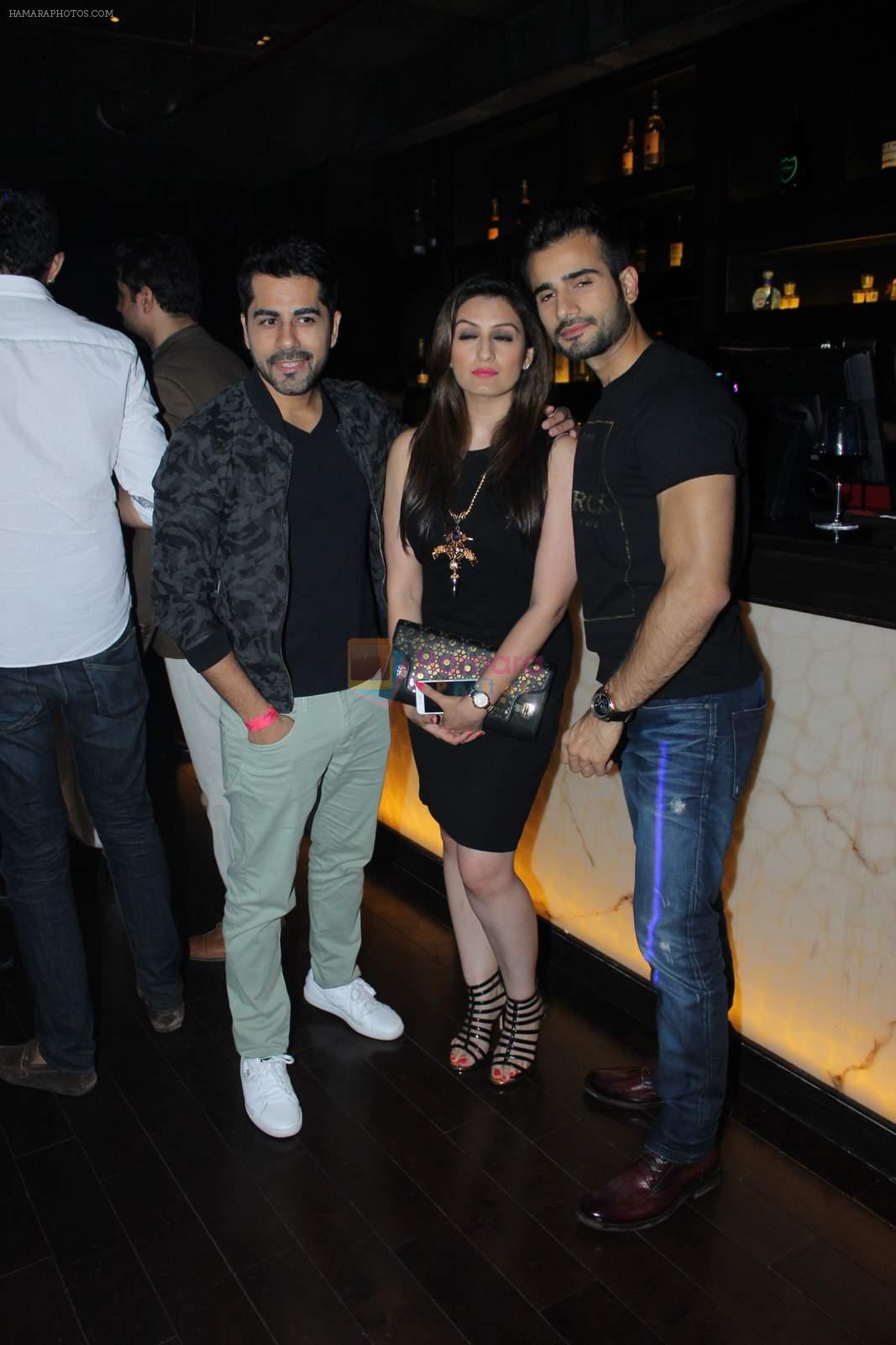 Akriti kakkar, Karan Tacker at RJ  Malishka's bash in Lalit Hotel on 15th Aug 2015