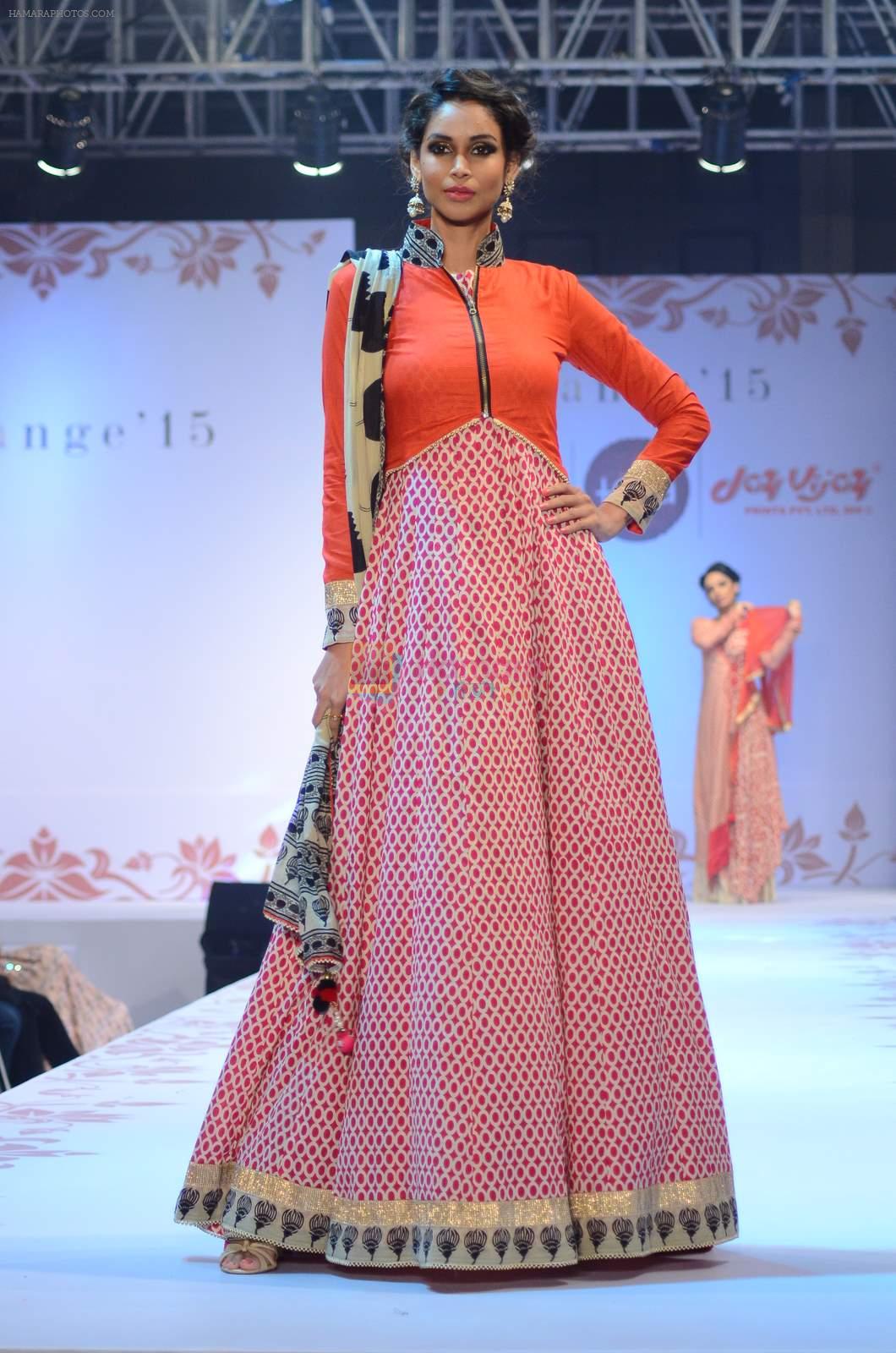 Model walks for Payal Singhal and Sahiba's Melange show in palladium on 15th Aug 2015