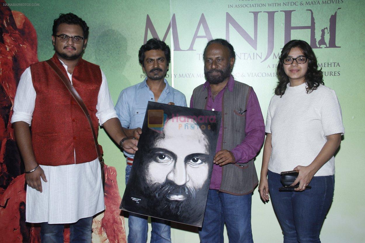 Nawazuddin Siddiqui, Ketan Mehta at Manjhi screening in Lightbox on 20th Aug 2015