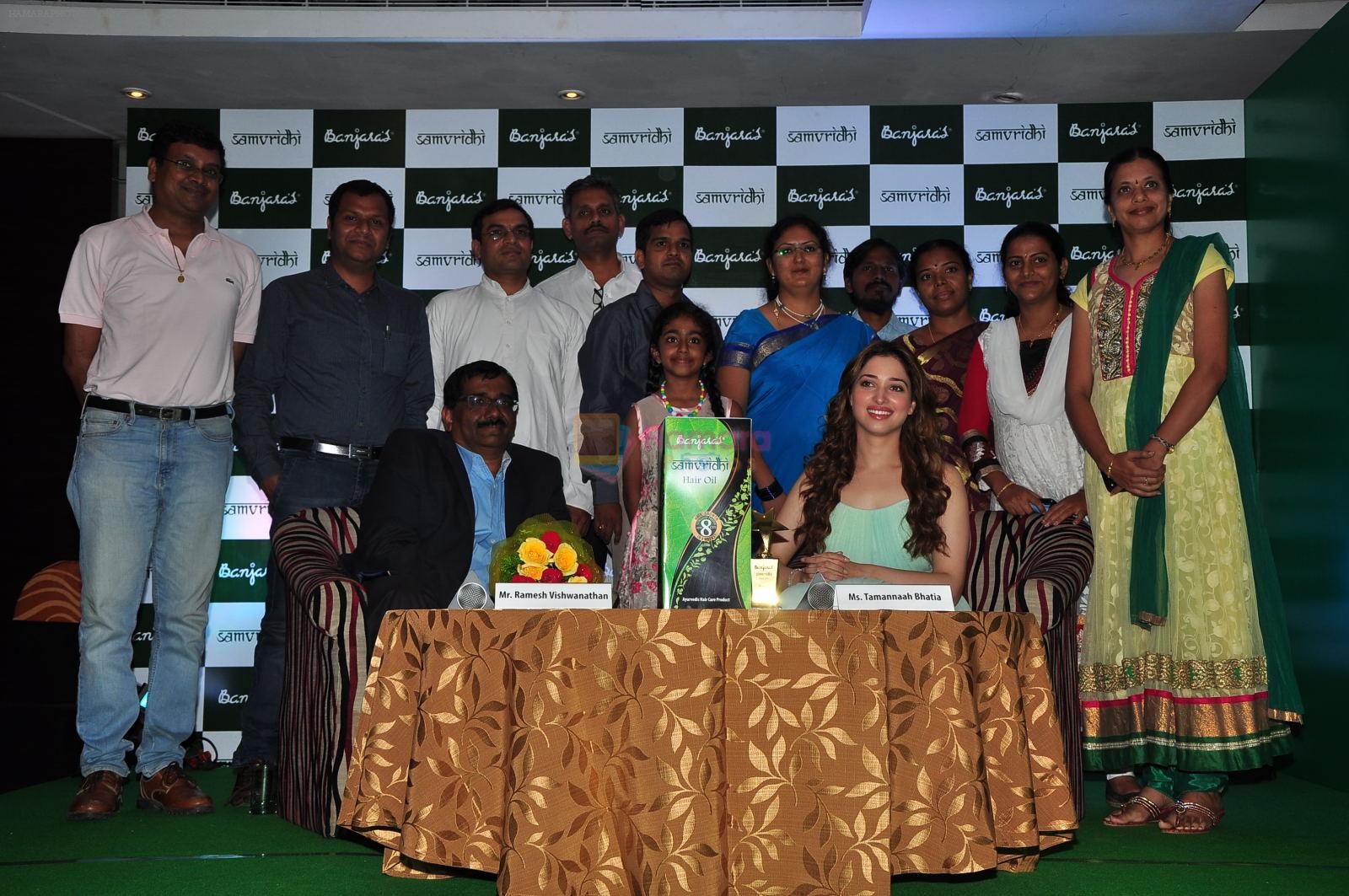 Tamannaah Bhatia Launches Banjara's Samvridhi Hair Oil on 22nd Aug 2015