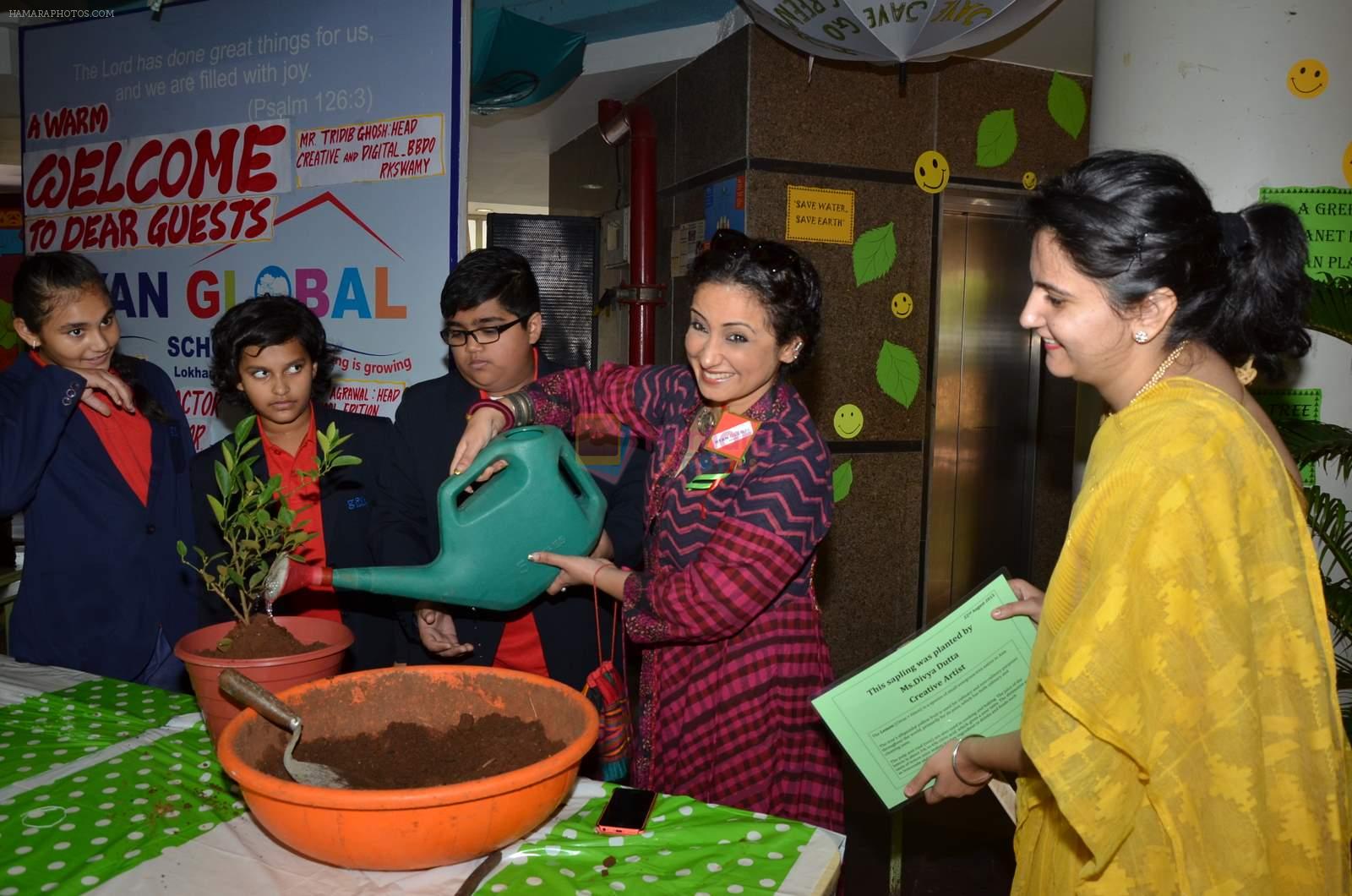 Divya Dutta at Ryan International school in Jogeshwari on 22nd Aug 2015