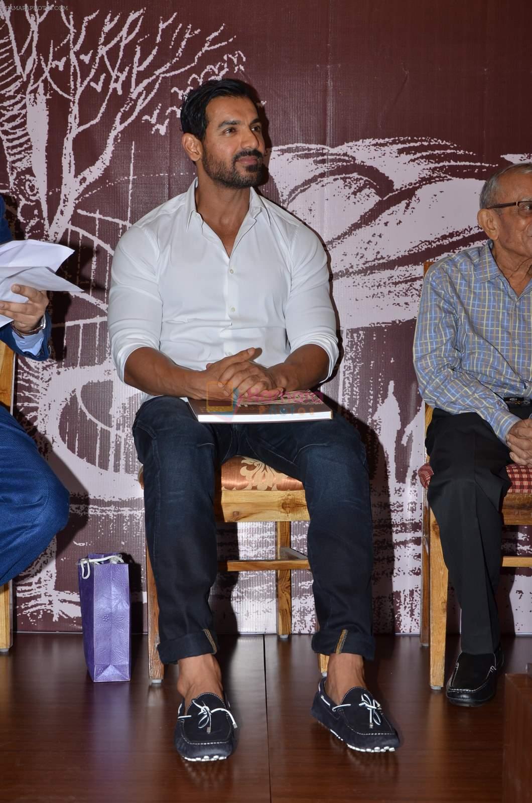 John Abraham at book launch in Bandra, Mumbai on 23rd Aug 2015