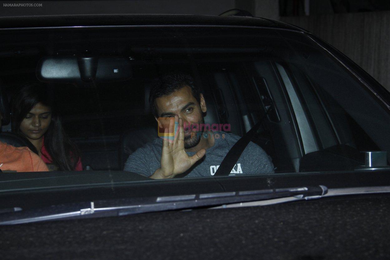 John Abraham at Welcome back screening in Lightbox on 23rd Aug 2015