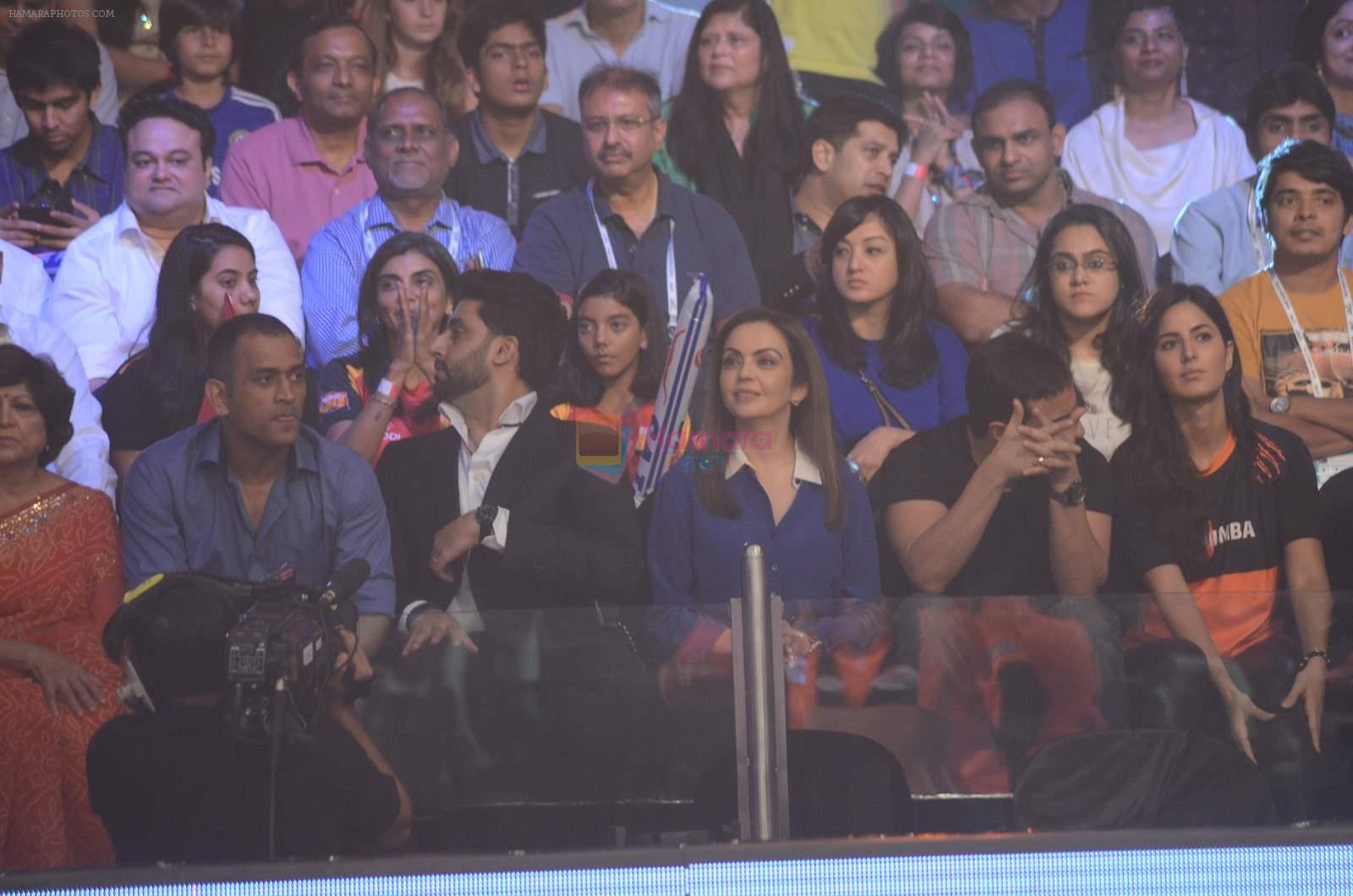 Abhishek Bachchan at Pro Kabaddi finals in NSCI on 23rd Aug 2015