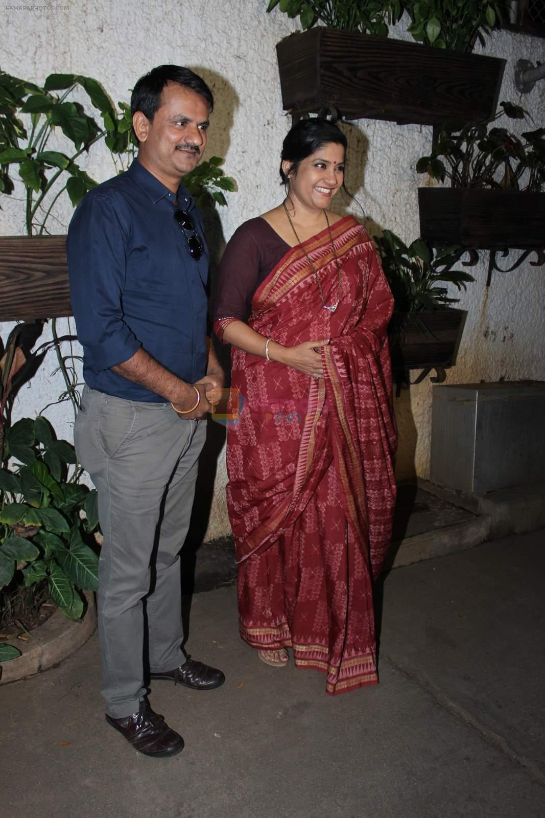 Renuka Shahane, Girish Kulkarni at Highway film screening in Sunny Super Sound on 24th Aug 2015