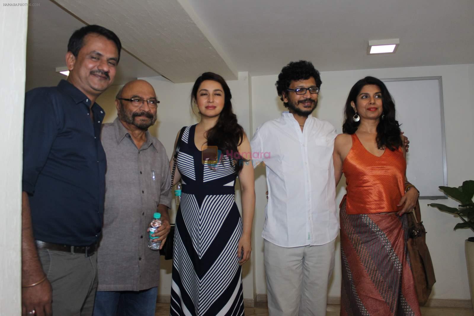 Girish Kulkarni, Govind Nihalani, Tisca Chopra, Meeta Vasisht at Highway film screening in Sunny Super Sound on 24th Aug 2015