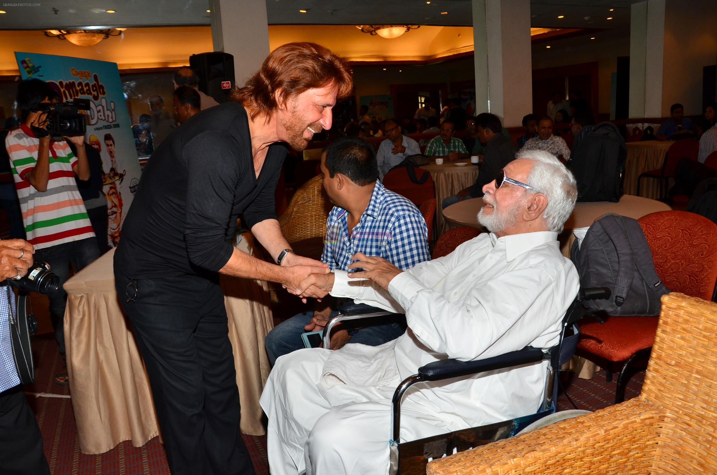Kader Khan, Razak Khan at film Hogaya Dimaagh Ka Dahi press meet in Mumbai on 28th Aug 2015
