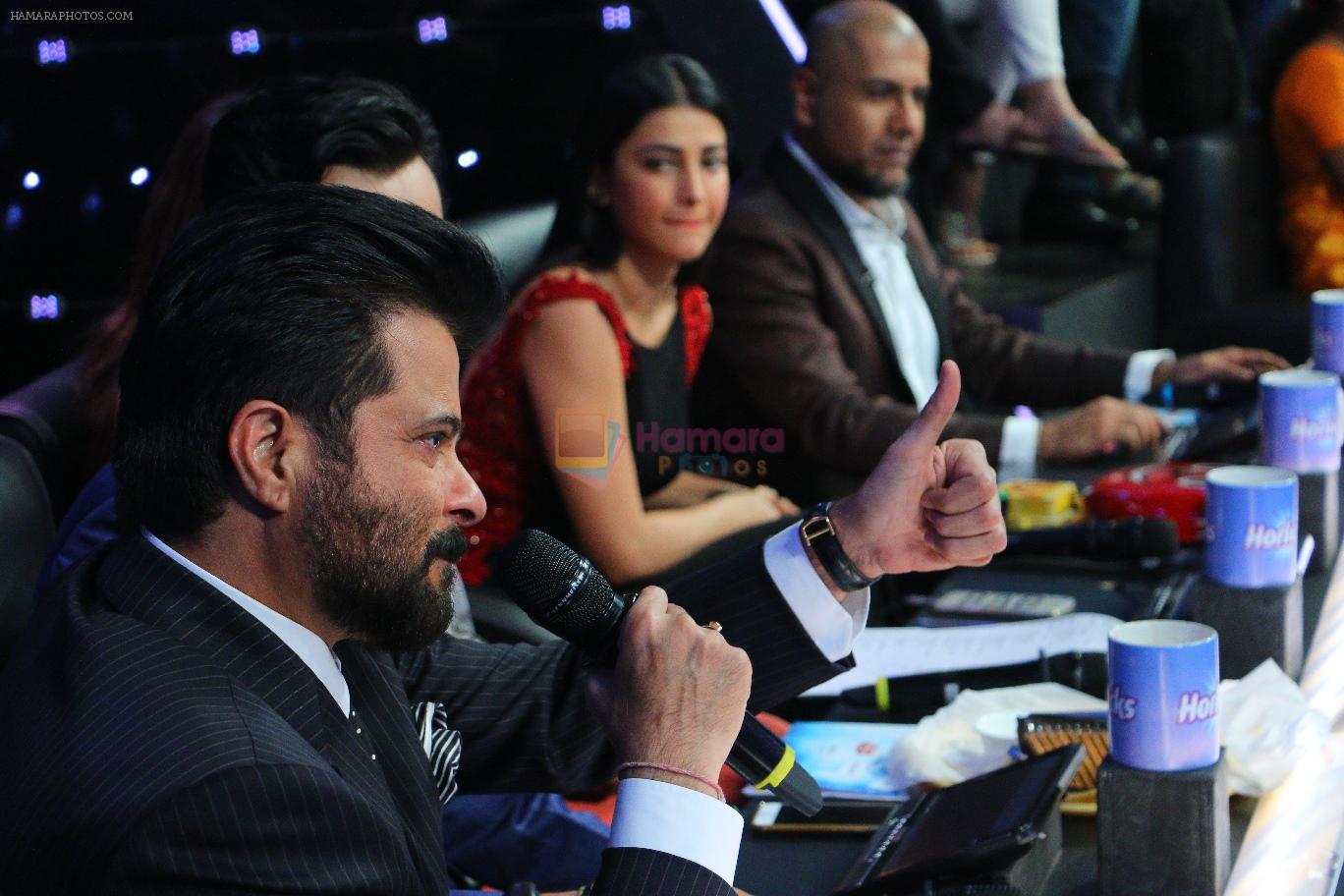 Anil Kapoor on the set of Indian Idol Junior