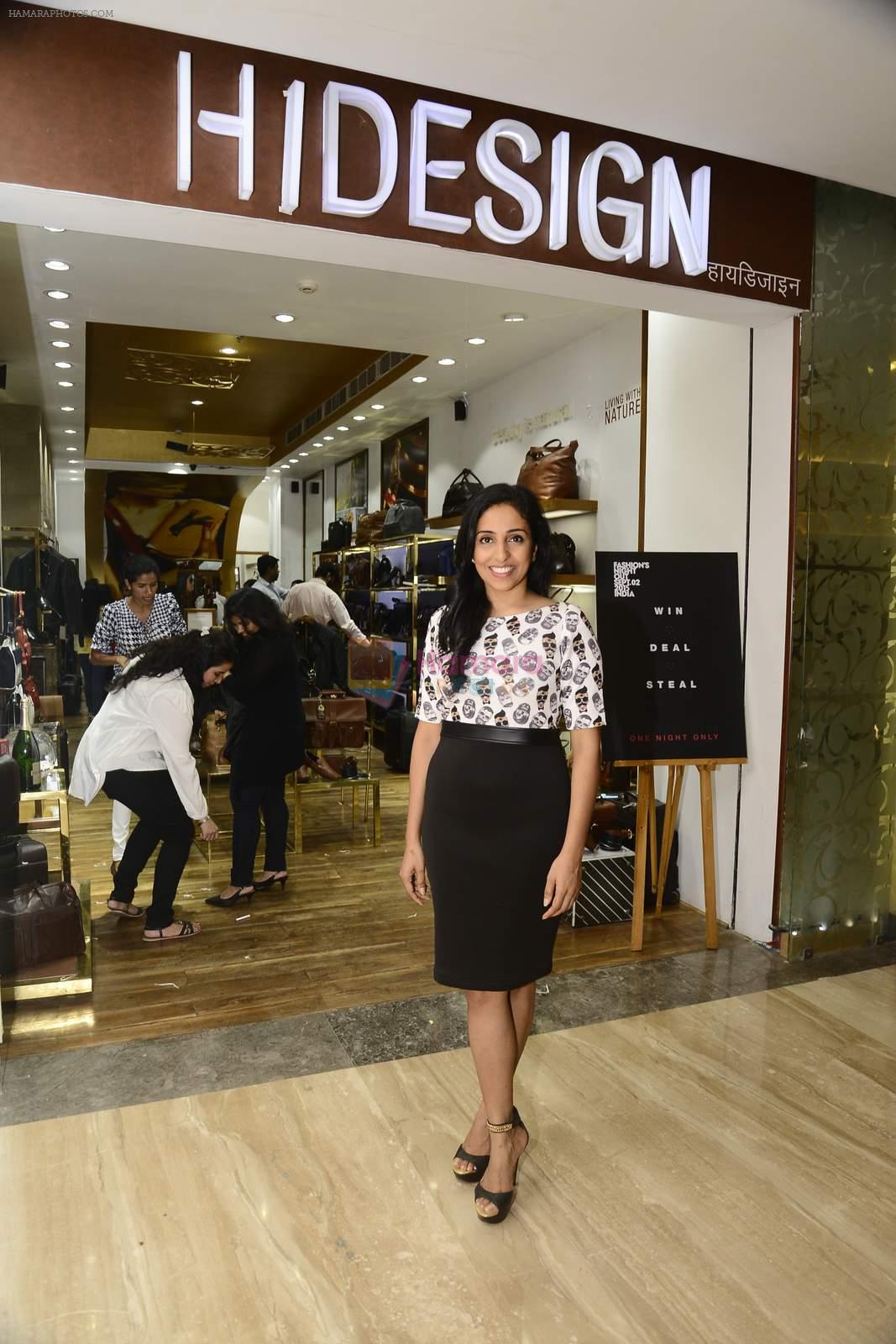 at Hidesign store for Vogue Fashion Night Out on 2nd Sept 2015