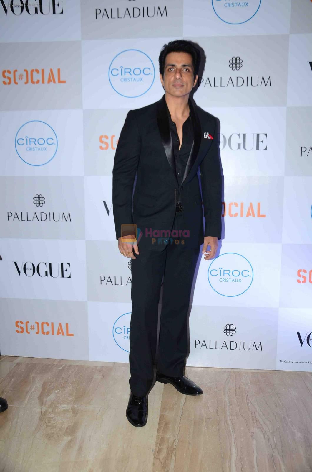 Sonu Sood at Fashion's Night Out 2015 by Vogue at Palladium, Mumbai
