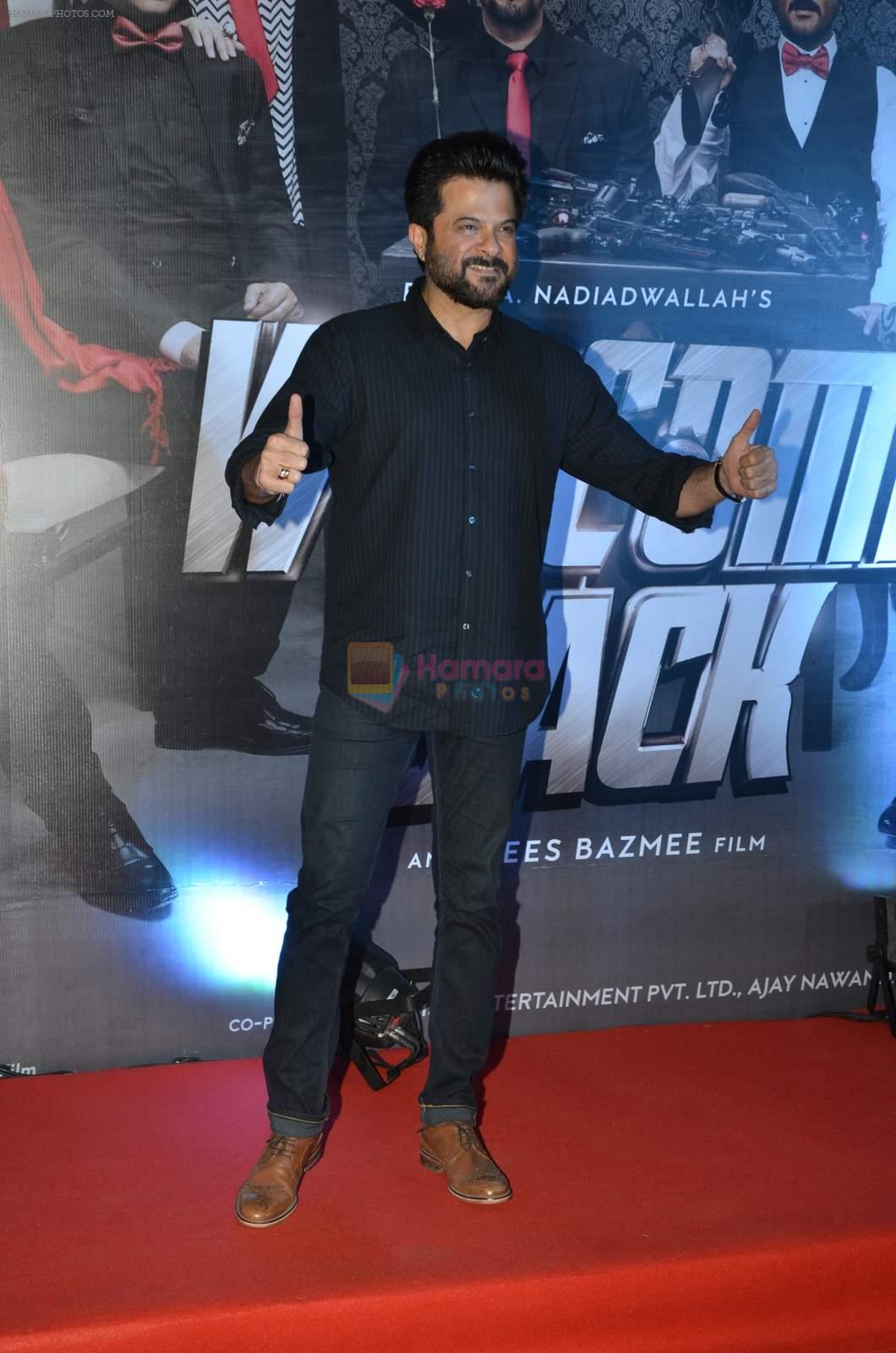 Anil Kapoor at welcome back premiere in Mumbai on 3rd  Sept 2015