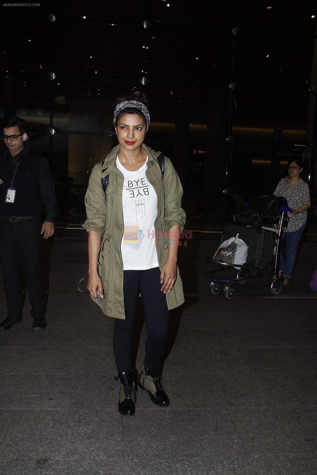 priyanka chopra returns from quantico schedule from Montre on 4th Sept 2015