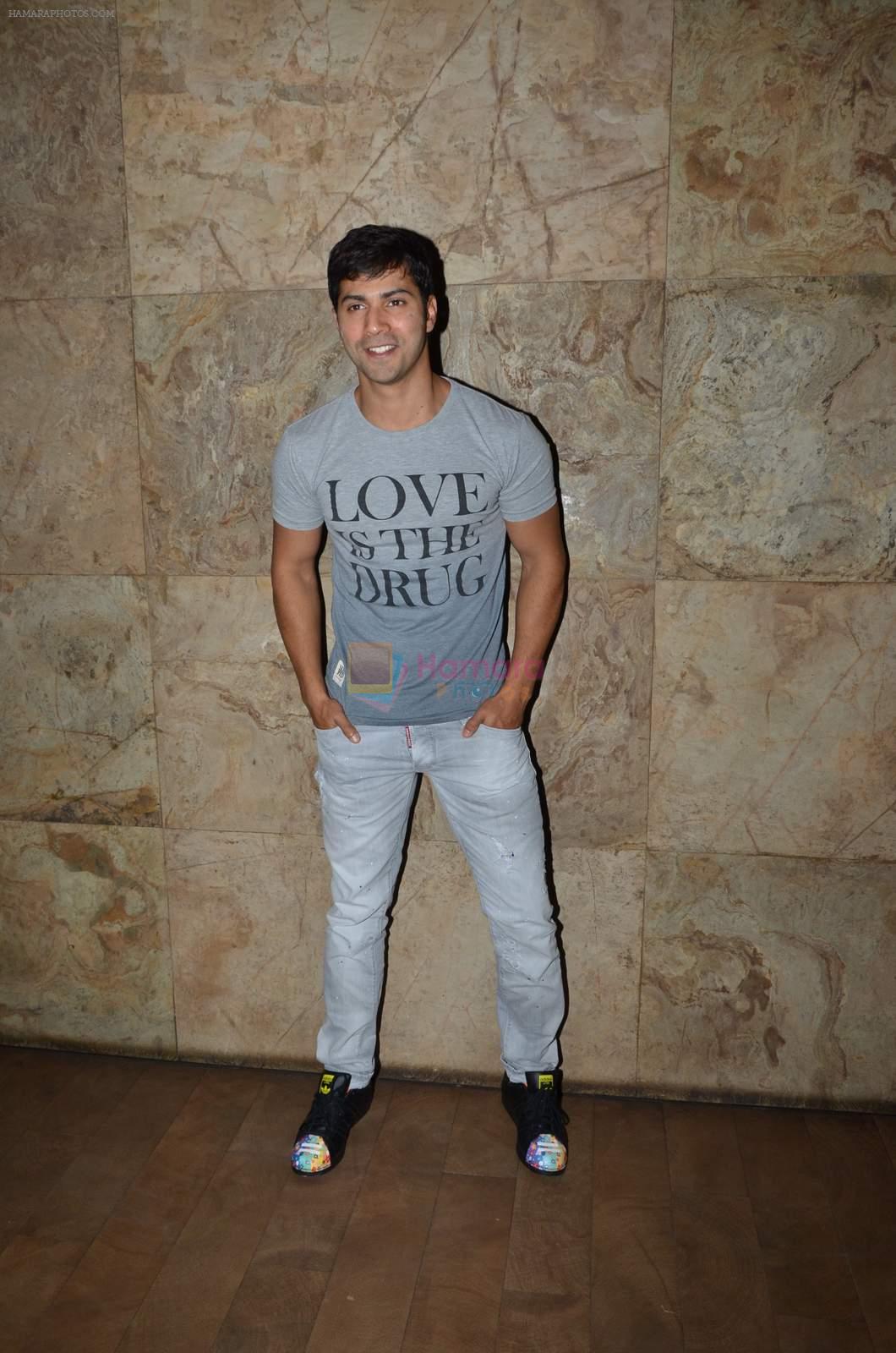 Varun Dhawan at Welcome Back 2 screening in Lightbox on 4th Sept 2015