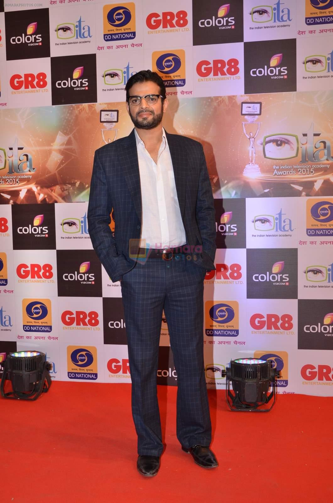 Karan Patel at Gr8 ITA Awards in Mumbai on 6th Sept 2015