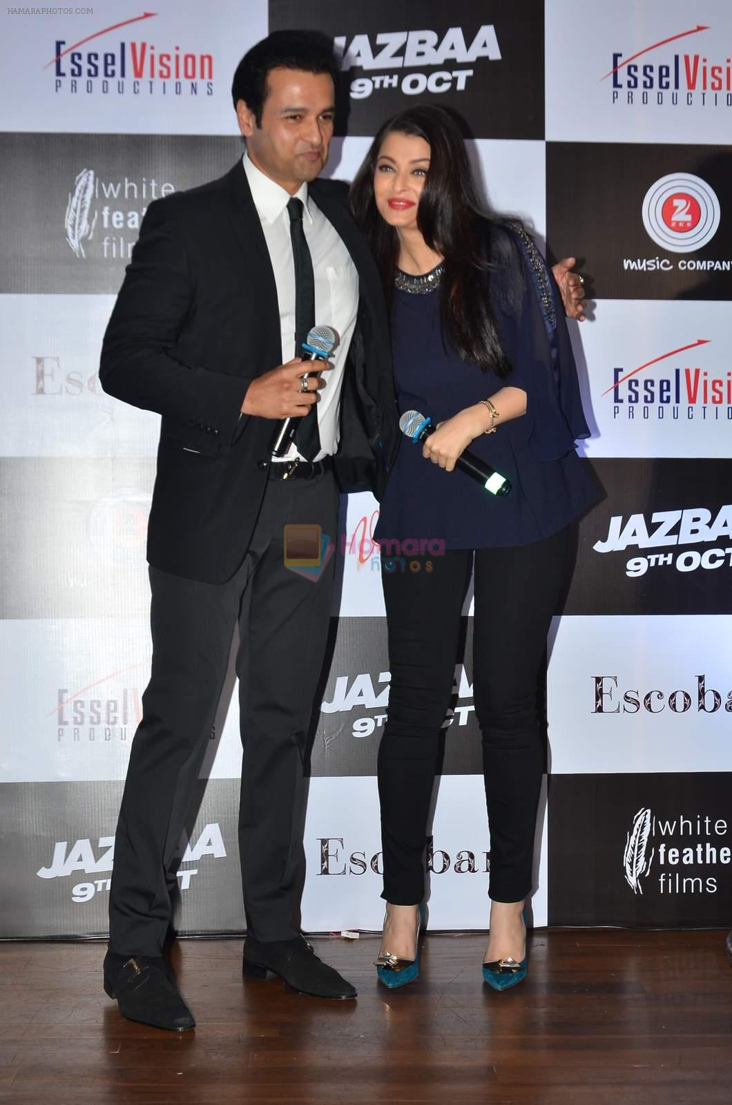 Aishwarya Rai Bachchan, Rohit Roy at Jasbaa song launch in Escobar on 7th Sept 2015