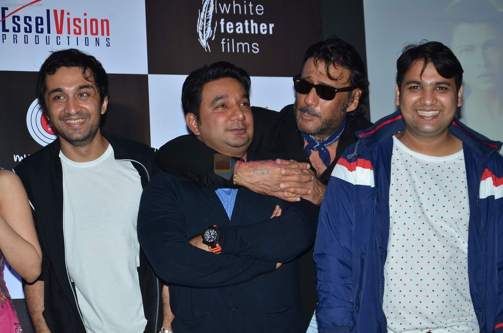 Ahmed Khan, Siddhant Kapoor, Jackie Shroff at Jasbaa song launch in Escobar on 7th Sept 2015