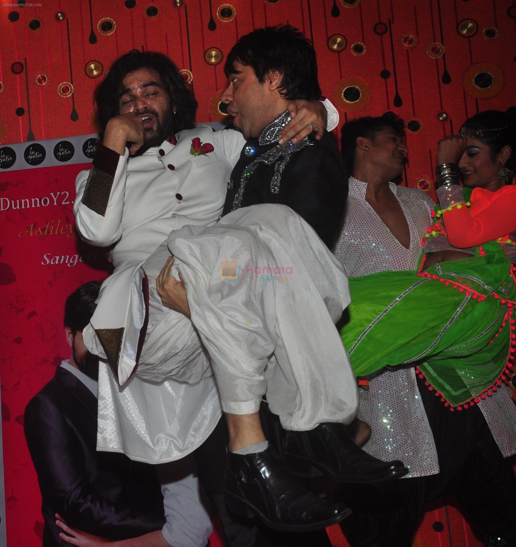 Yuvraaj Parashar and Kapil Sharma share a moment at the Aryan-Ashley sangeet of Dunno Y2 signifying same-sex marriage for the first time in Bollywood