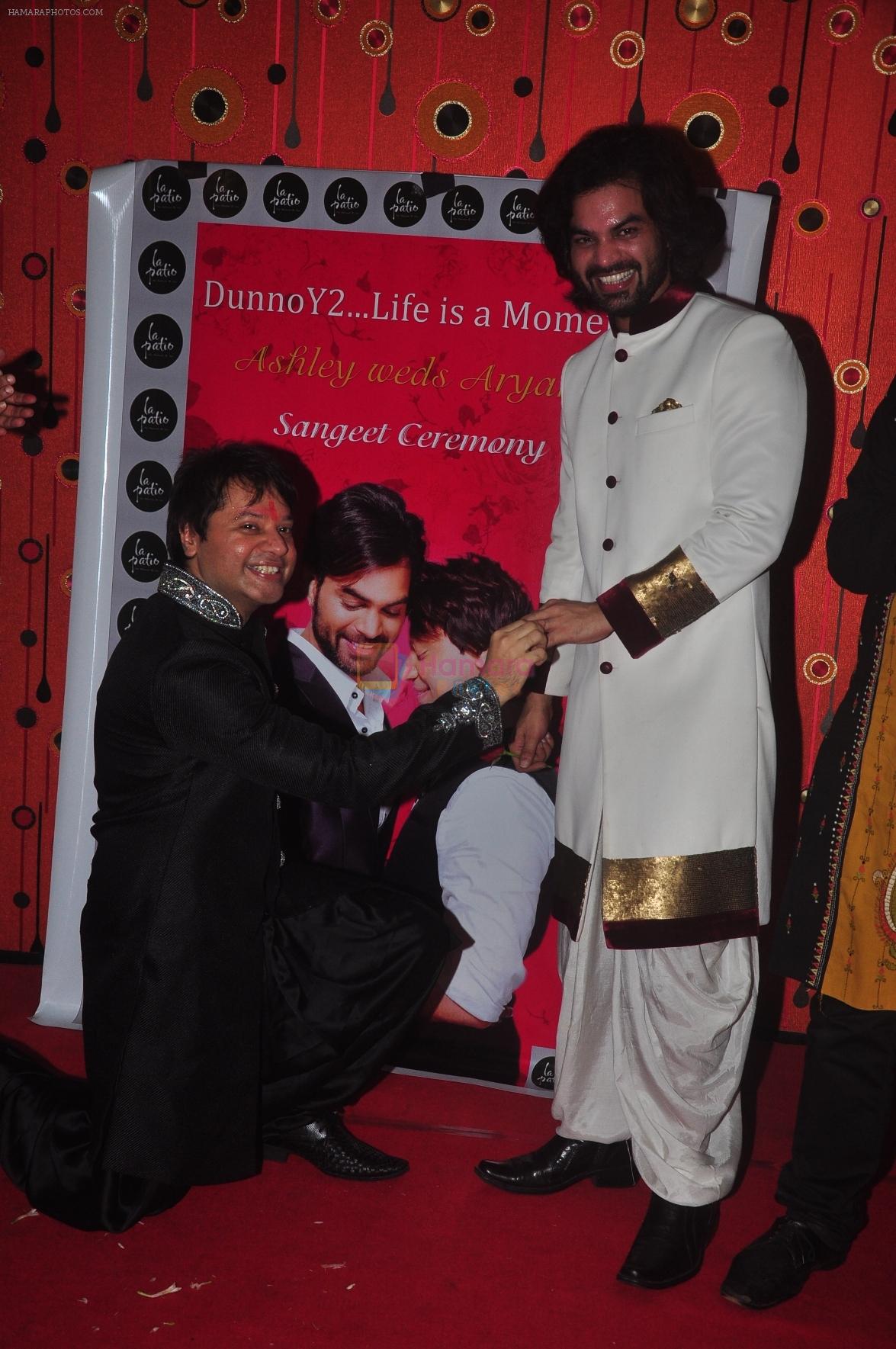 Kapil Sharma and Yuvraaj Parashar pose at the Aryan-Ashley sangeet of Dunno Y2 signifying same-sex marriage for the first time in Bollywood