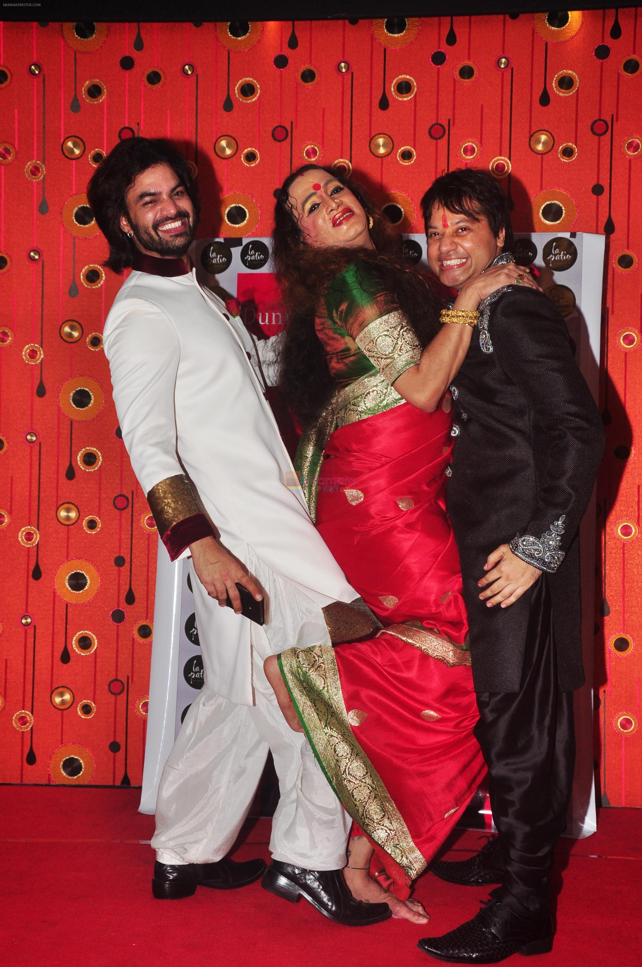 Yuvraaj Parashar, Lakshminarayan Tripathi and Kapil Sharma pose at the Aryan-Ashley sangeet of Dunno Y2 signifying same-sex marriage for the first time in Bollywood