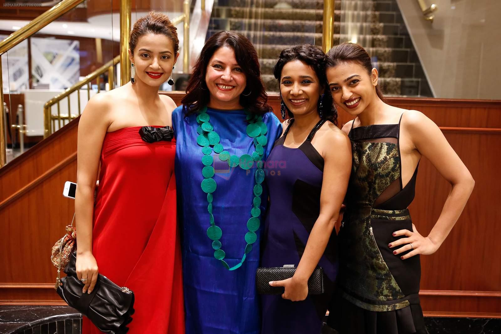 Surveen Chawla, Radhika Apte, Tannishtha Chatterjee at Parched premiere at TIFF 2015 on 14th Sept 2015