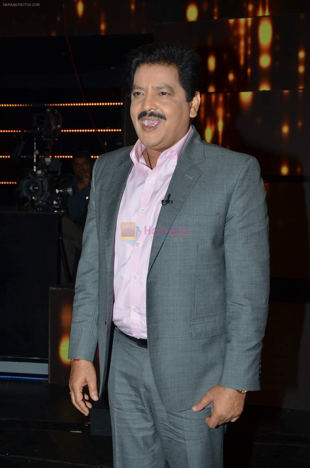 Udit Narayan at Indian Idol episode special in Filmcity on 15th Sept 2015