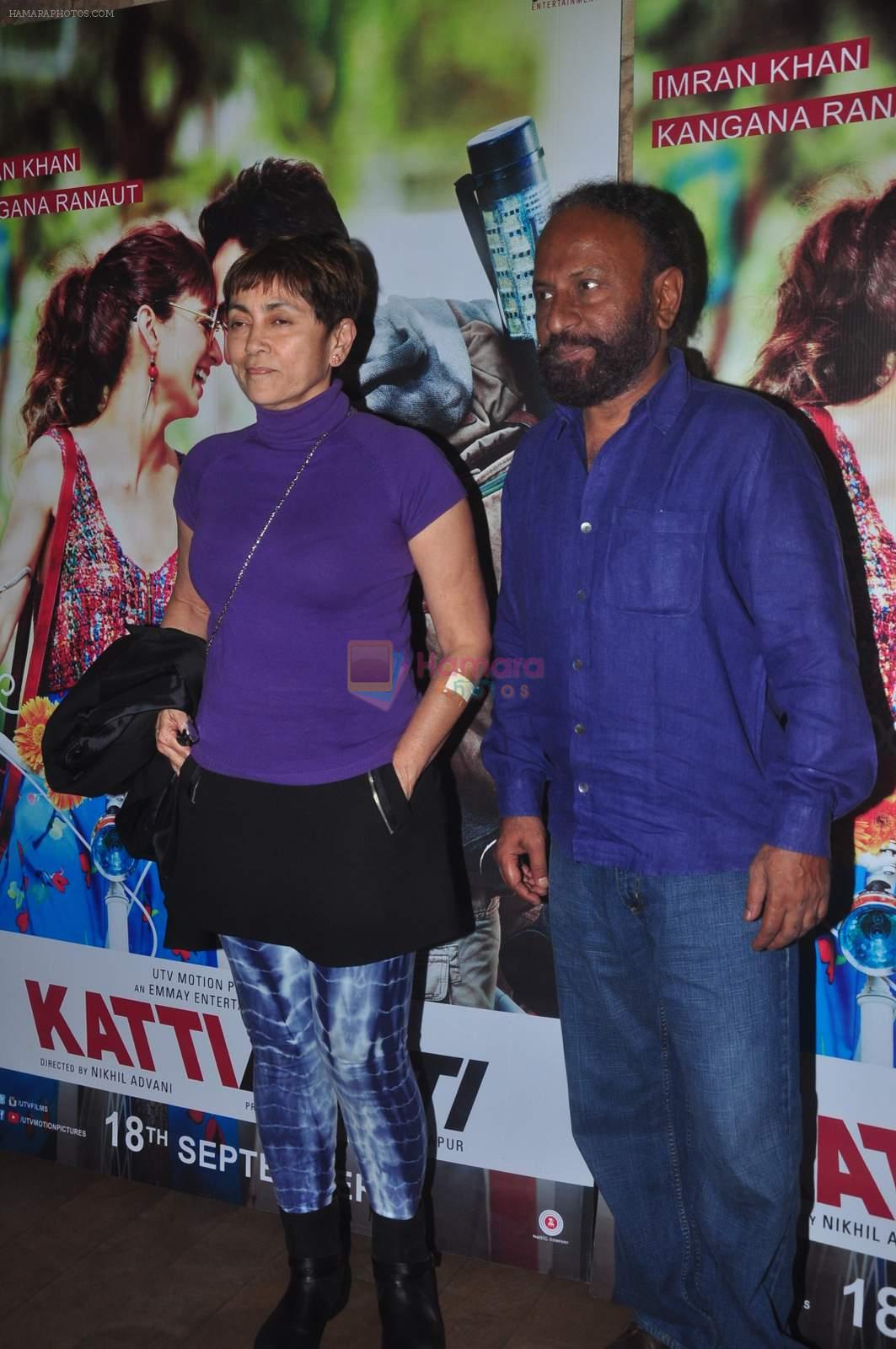 Deepa Sahi, Ketan Mehta at Katti Batti screening hosted by Kangana on 17th Sept 2015