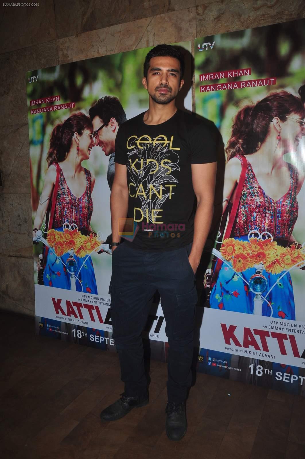 Saqib Saleem at Katti Batti screening hosted by Kangana on 17th Sept 2015