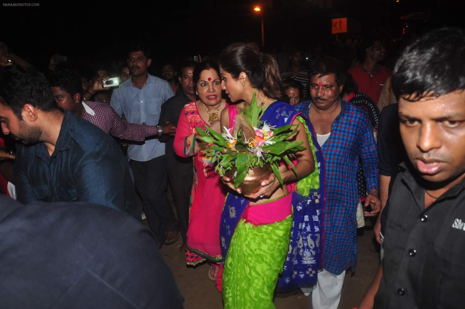 Shilpa Shetty's Ganpati Celebration on 18th Sept 2015
