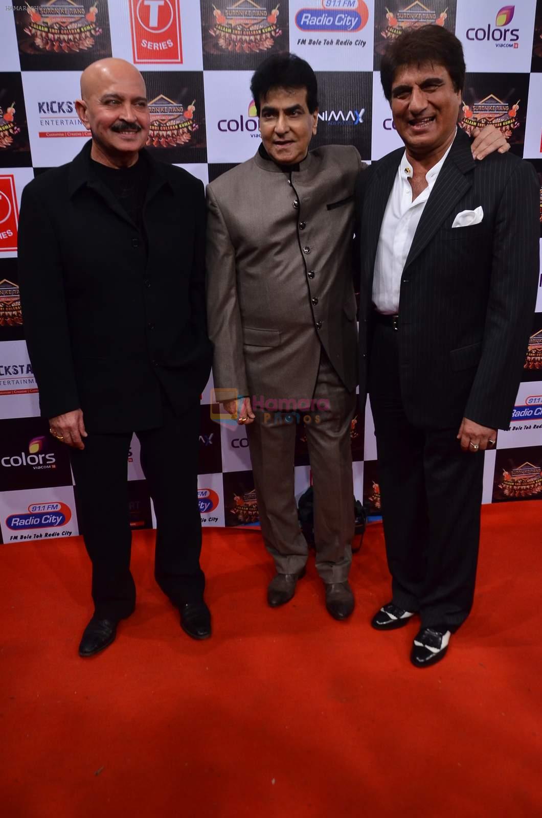 Rakesh Roshan, jeetendra, Raj babbar at Gulshan Kumar Tribute in Filmcity on 22nd Sept 2015