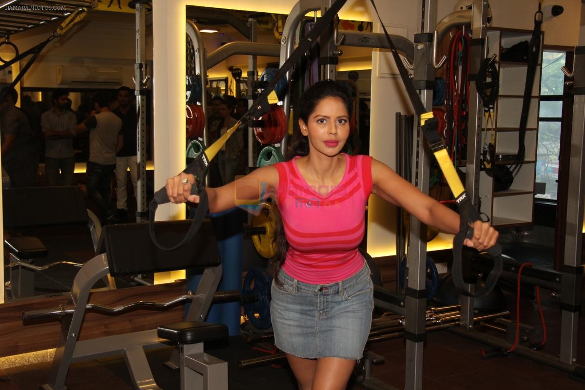 Bhairavi Goswami at the Muscle Talk Gymnasium launch in Chembur.1